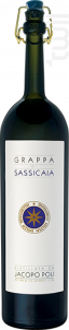 Eau De Vie Jacopo Poli Grappa Di Sassicaia - Jacopo Poli - Non millésimé - 