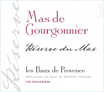 Réserve du mas - Mas Gourgonnier - 2021 - Rouge