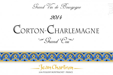 Corton-Charlemagne - Domaine Jean Chartron - 2011 - Blanc