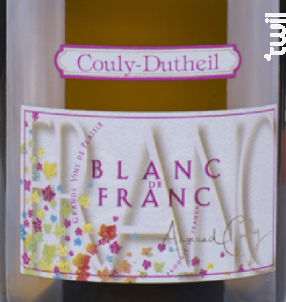 Blanc de Franc - Couly-Dutheil - 2023 - Blanc