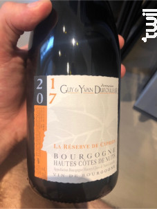 Hautes-Côtes de Nuits  - La Réserve de Cyprien - Domaine Guy et Yvan Dufouleur - 2021 - Rouge