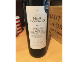 Palette - Château Henri Bonnaud - 2015 - Rouge