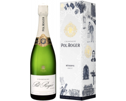 Champagne Pol Roger Brut Reserve + coffret - Champagne Pol Roger - Non millésimé - Effervescent