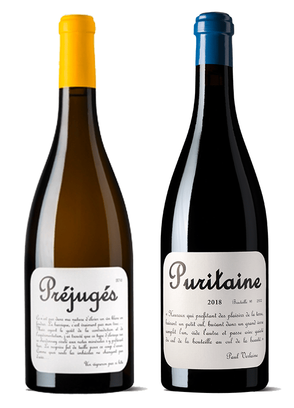 Bouteilles de vin vides -  France